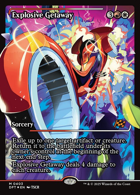 DFT: Explosive Getaway (Showcase) (Foil)