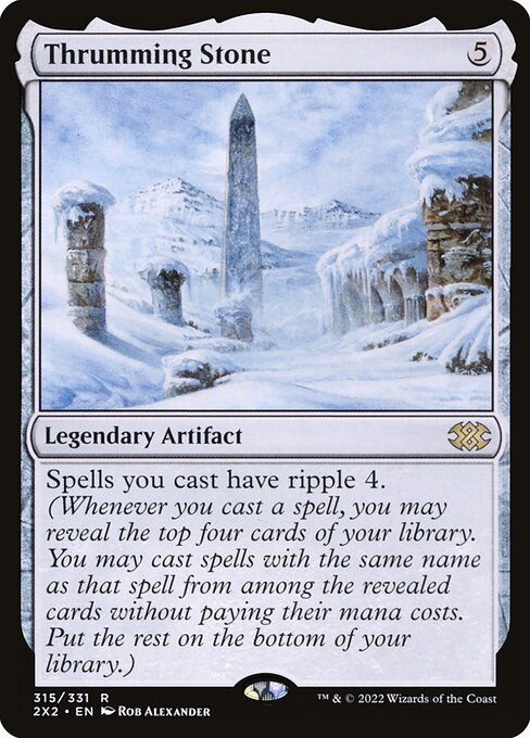 2X2: Thrumming Stone (Foil)