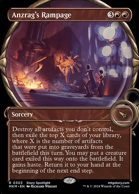 MKM: Anzrag's Rampage (Showcase) (Foil)