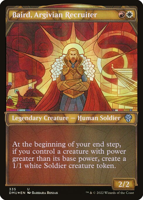 DMU: Baird, Argivian Recruiter (Textured Foil)