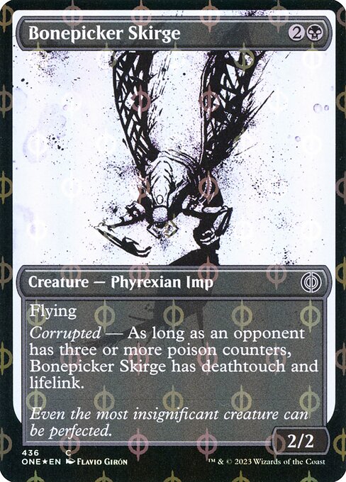 ONE: Bonepicker Skirge (Showcase) (Step-and-Compleat Foil)