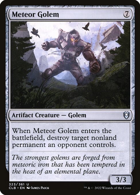 CLB: Meteor Golem (Foil)