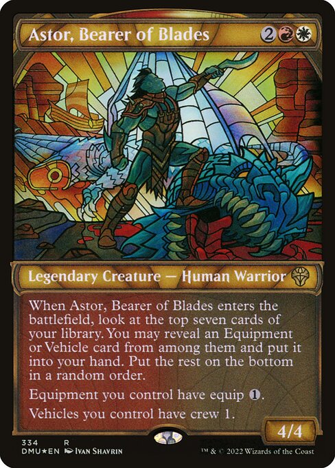DMU: Astor, Bearer of Blades (Textured Foil)