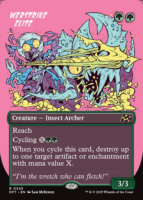 DFT: Webstrike Elite (Borderless) (Foil)