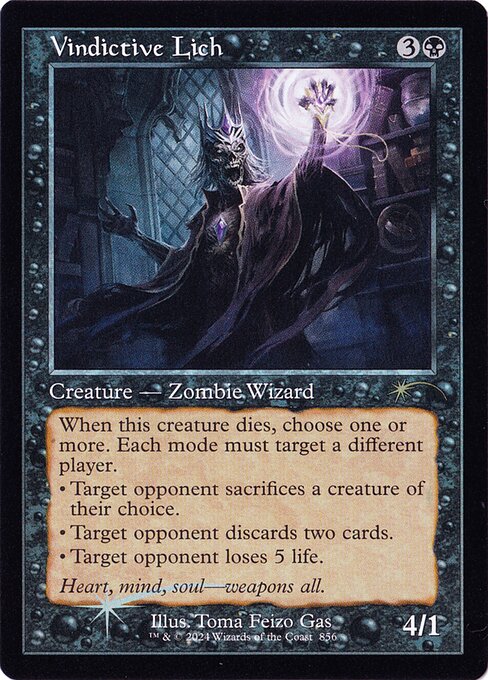 SLD: Vindictive Lich (Retro Frame) (Foil)