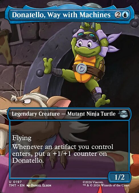 TMT: Donatello, Way with Machines (Borderless)