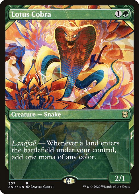 ZNR: Lotus Cobra (Showcase) (Foil)