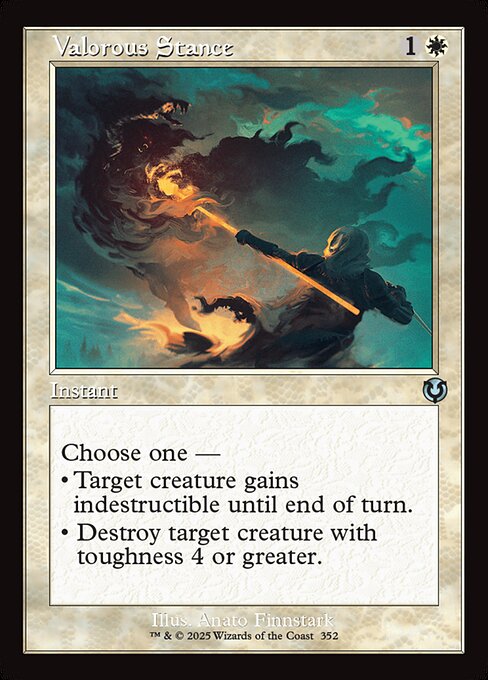 INR: Valorous Stance (Retro Frame)