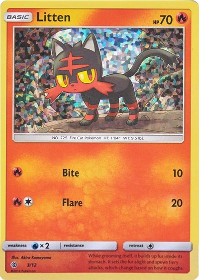MCD17: Litten - 3/12 (Holofoil)