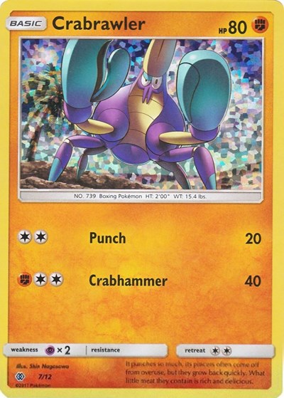 MCD17: Crabrawler - 7/12 (Holofoil)