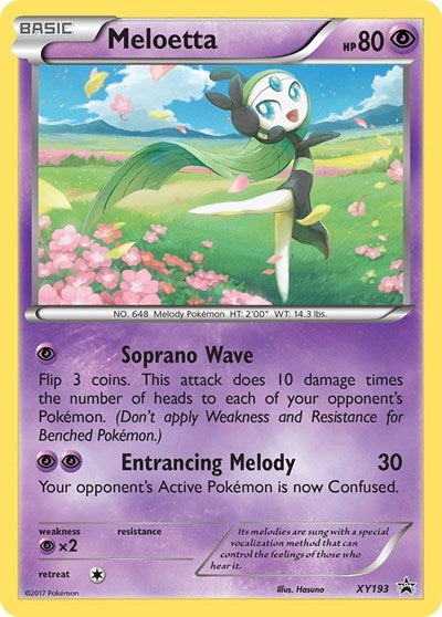 PR: Meloetta - XY193 (Holofoil)