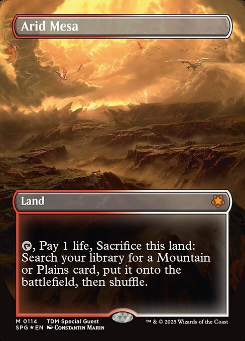 SPG: Arid Mesa (Borderless) (Dragonscale Foil)
