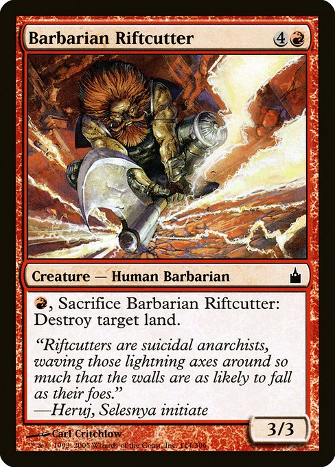 RAV: Barbarian Riftcutter (Foil)