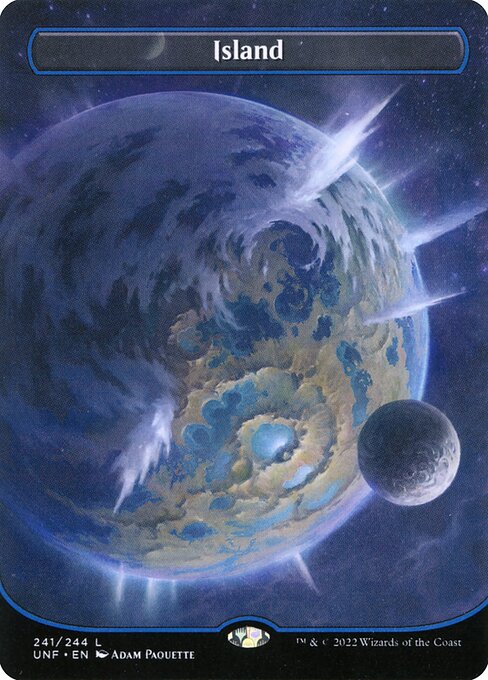 UNF: Island (241) (Borderless) (Foil)