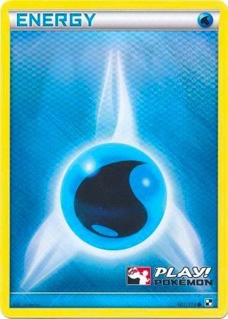 PR: Water Energy - 107/114 (Play! Pokemon) (Holofoil)
