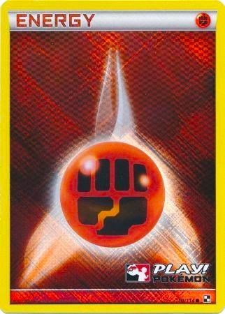 PR: Fighting Energy - 110/114 (Play! Pokemon) (Holofoil)