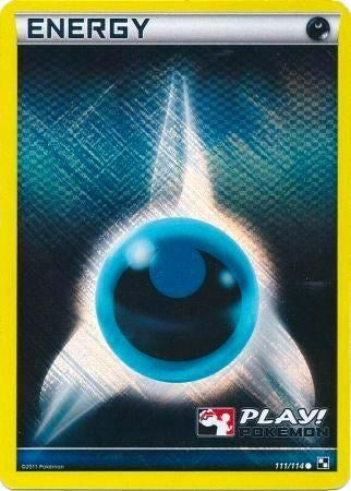 PR: Darkness Energy - 111/114 (Play! Pokemon) (Holofoil)