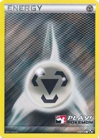 PR: Metal Energy - 112/114 (Play! Pokemon) (Holofoil)