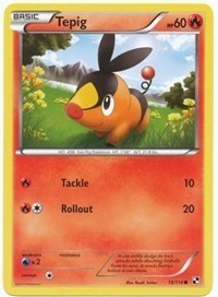 PR: Tepig 15/114 (Cosmos Holo) (Holofoil)