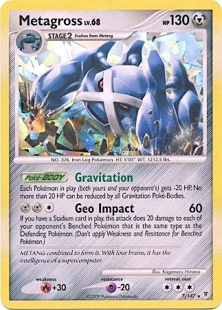 BLE: Metagross - 7/147 (Cracked Ice Holo) (Holofoil)