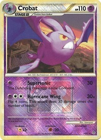 PR: Crobat - 14/95 (League Promo) (Reverse Holofoil)