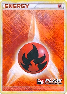 PR: Fire Energy (2010 Play! Pokemon) (Holofoil)