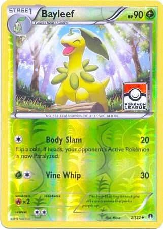 PR: Bayleef - 2/122 (Pokemon League) (Reverse Holofoil)