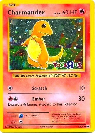MCAP: Charmander - 9/108 (Toys R Us Promo) (Holofoil)