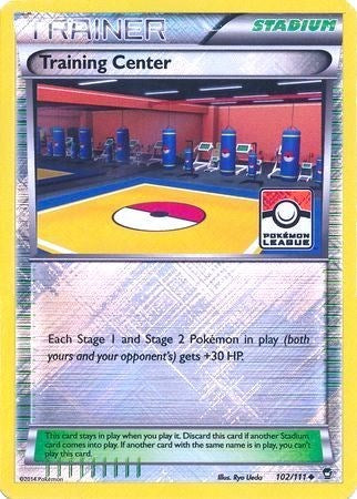 PR: Training Center - 102/111 (Pokemon League) (Reverse Holofoil)