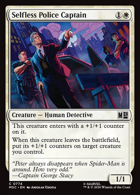 MSC: Selfless Police Captain (Foil)