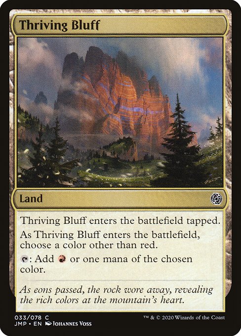 JMP: Thriving Bluff