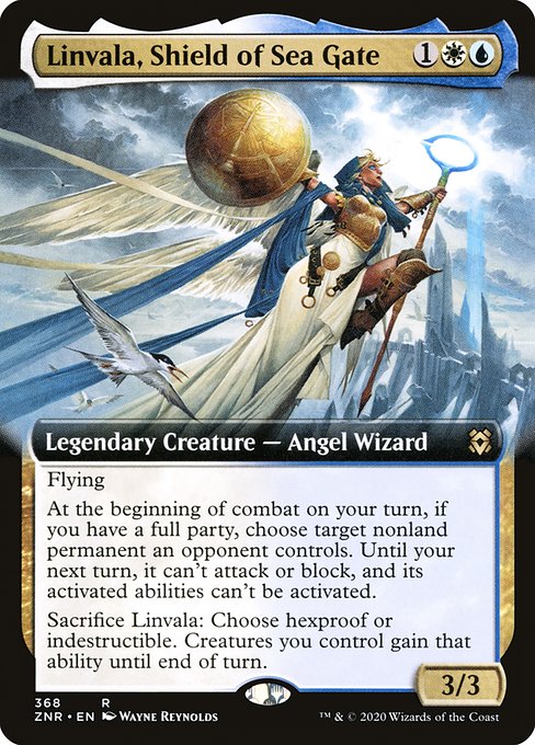 ZNR: Linvala, Shield of Sea Gate (Extended Art)