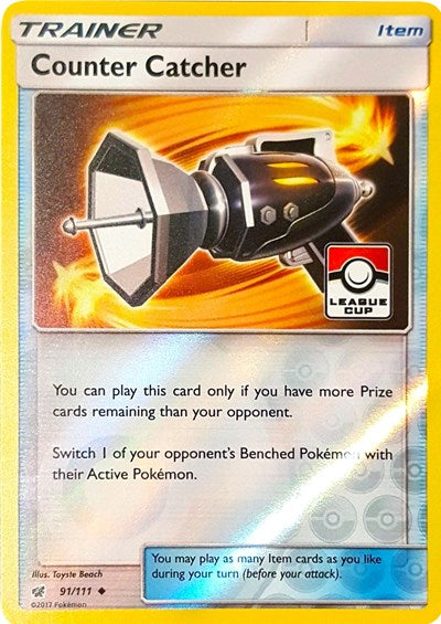 PR: Counter Catcher - 91/111 (League Cup) (Reverse Holofoil)