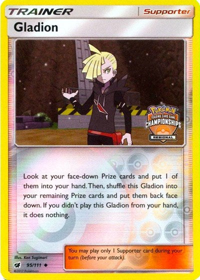 PR: Gladion - 95/111 (Regional Championships) (Reverse Holofoil)