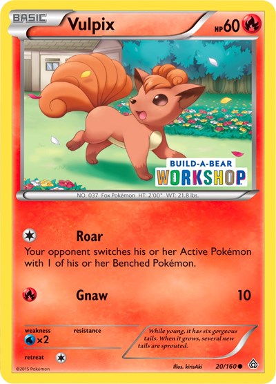 MCAP: Vulpix - 20/160 (Build-A-Bear Workshop Exclusive)