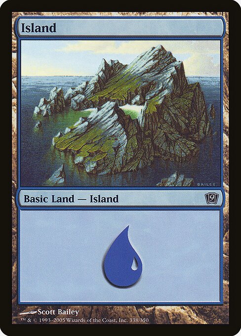 9ED: Island (338) (Foil)