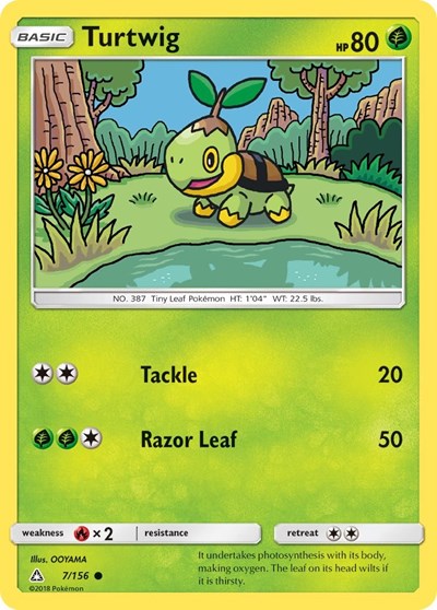 SM05: Turtwig (7) (Reverse Holofoil)