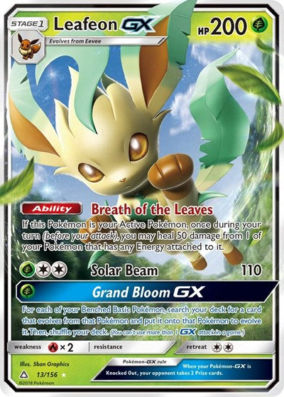 SM05: Leafeon GX (Holofoil)