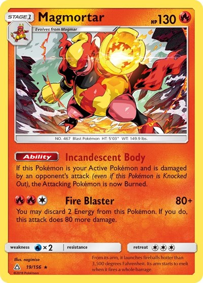 SM05: Magmortar (Reverse Holofoil)