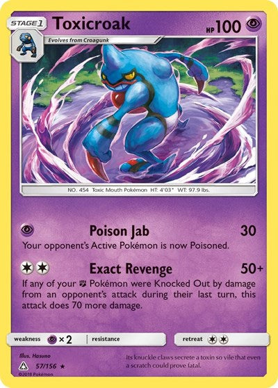 SM05: Toxicroak (Reverse Holofoil)