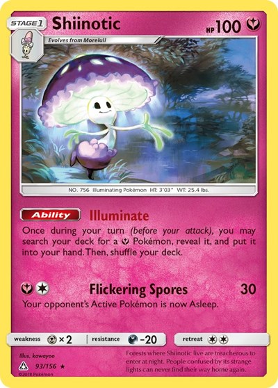 SM05: Shiinotic (Reverse Holofoil)