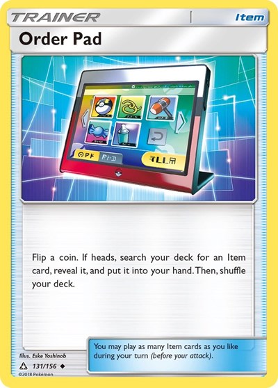 SM05: Order Pad