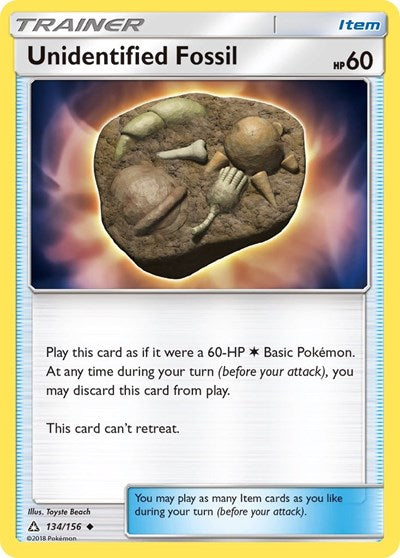 SM05: Unidentified Fossil (Reverse Holofoil)