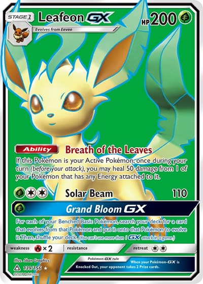 SM05: Leafeon GX (Full Art) (Holofoil)