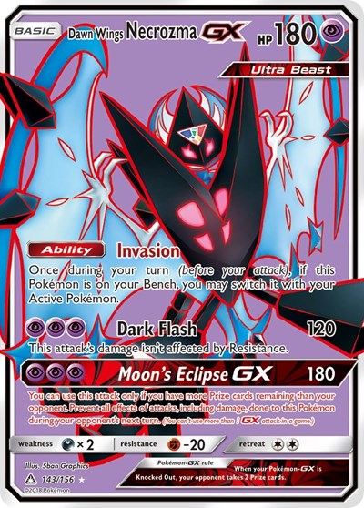 SM05: Dawn Wings Necrozma GX (Full Art) (Holofoil)