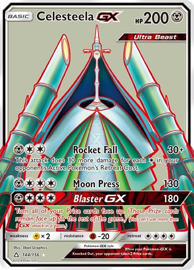 SM05: Celesteela GX (Full Art) (Holofoil)