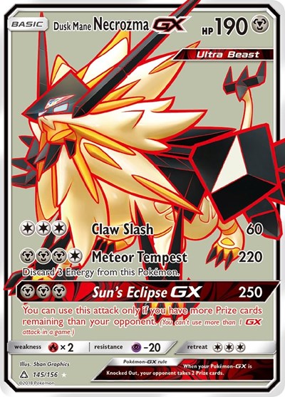 SM05: Dusk Mane Necrozma GX (Full Art) (Holofoil)