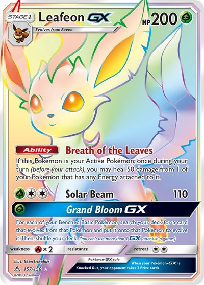 SM05: Leafeon GX (Secret Rare) (Holofoil)