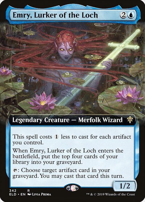 ELD: Emry, Lurker of the Loch (Extended Art) (Foil)