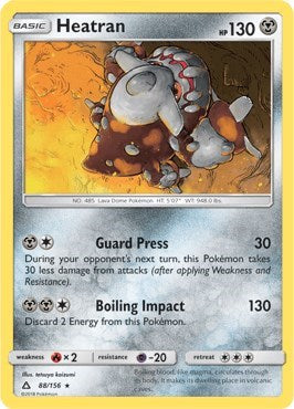 PR: Heatran - 88/156 (Prerelease Kit Exclusive)